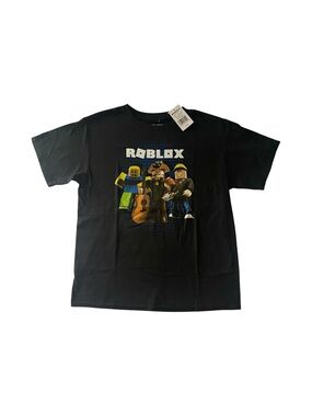 NWT-ROBLOX Black Graphic Tee-boys size large